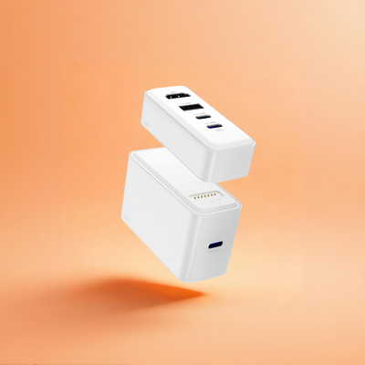 Bricbloc One USB-C hub and GaN charger modules with magnetic connection